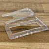 Clear Crystal Display Stand For - 10cm High 6cm Wide Adjustable