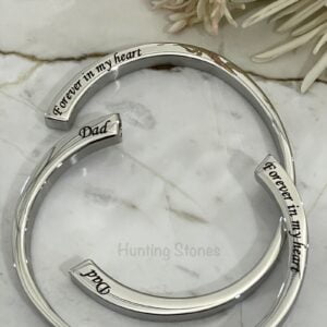 Forever In My Heart Dad Memorial Cremation Ashes Urn Bracelet