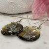 Handmade Natural Abalone Shell Butterfly Pair Earrings