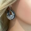 Handmade Natural Abalone Shell Mermaid and Dolphins Earrings