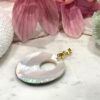 Handmade Natural Abalone Shell Dolphin Necklace Gold 30mm