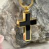 Stunning Unisex Cross Memorial Cremation Urn Pendant Necklace